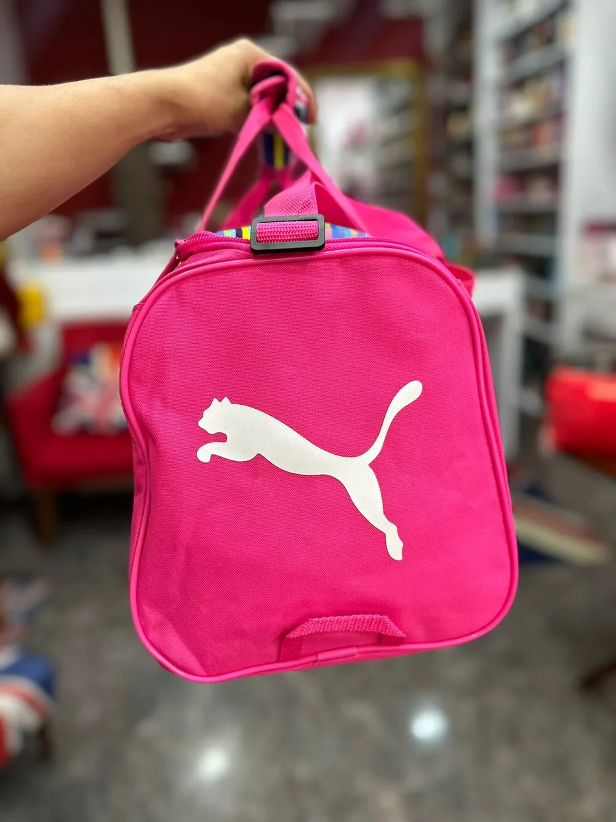 Bolsa Esportiva Puma Rosa 32x22x15 cm Unissex Original - Image 2