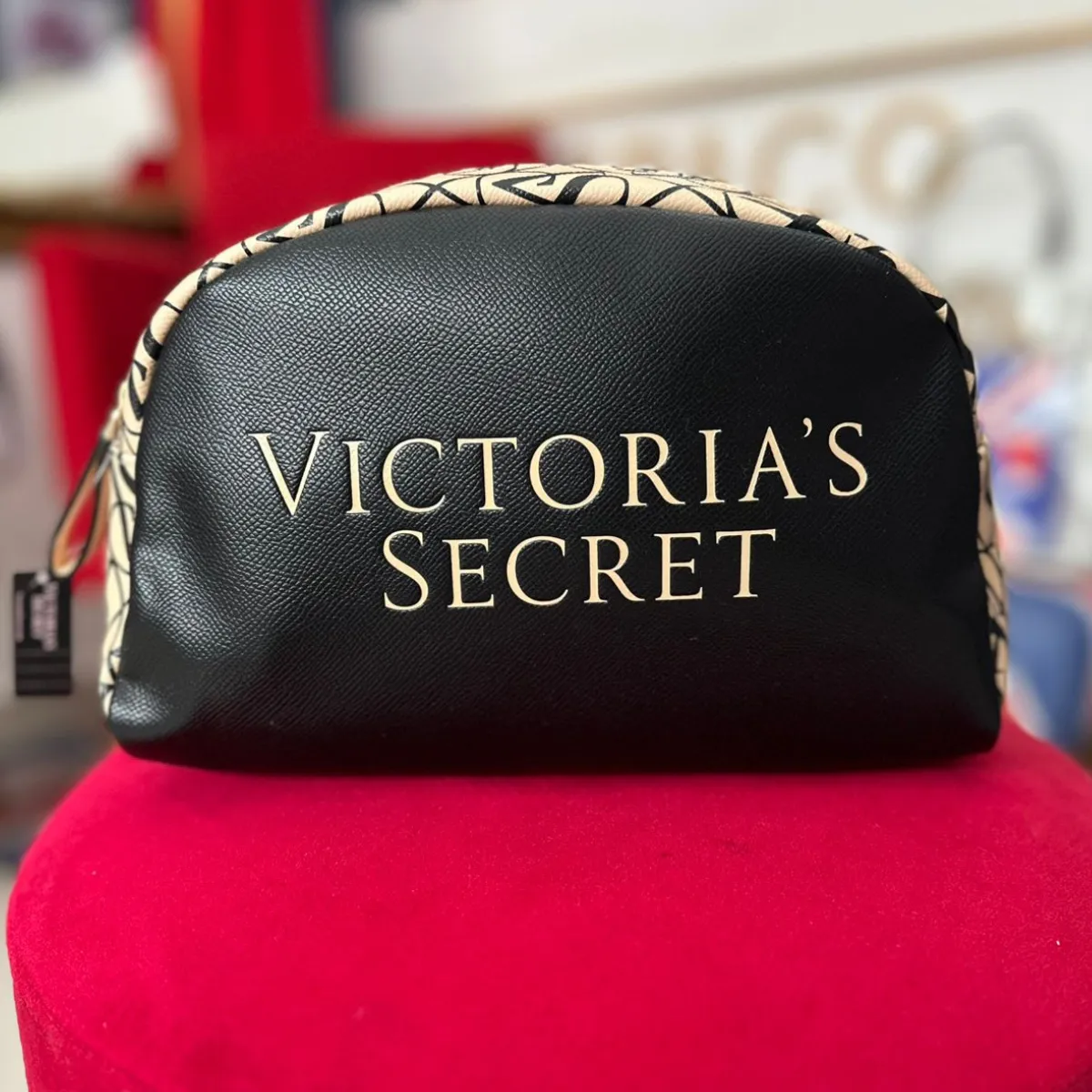 Nécessaire Victoria’s Secret Preta Luxo Logo Original - Image 3