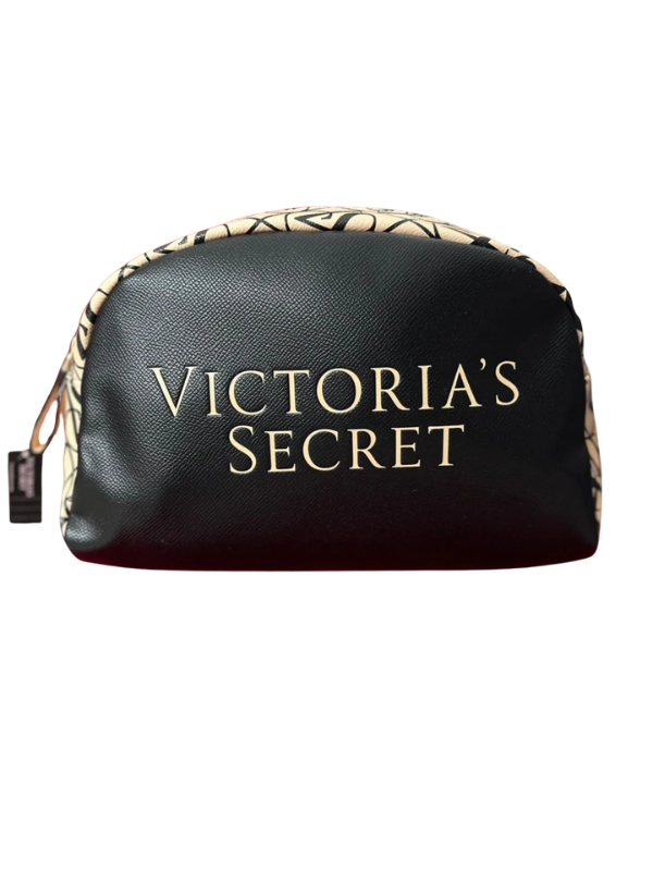 Nécessaire Victoria’s Secret Preta Luxo Logo Original