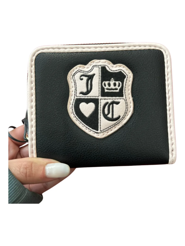 Carteira Feminina Juicy Couture Preta Compacta Logo Original