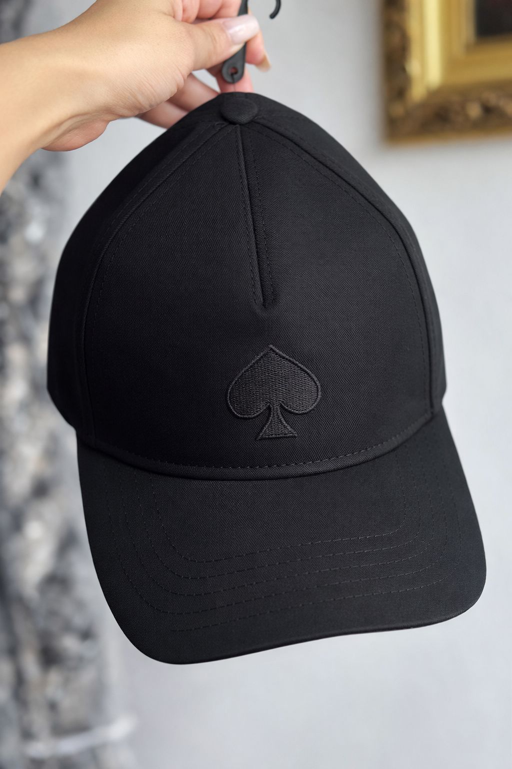 Boné Kate Spade New York Preto Ajustável Original - Image 2