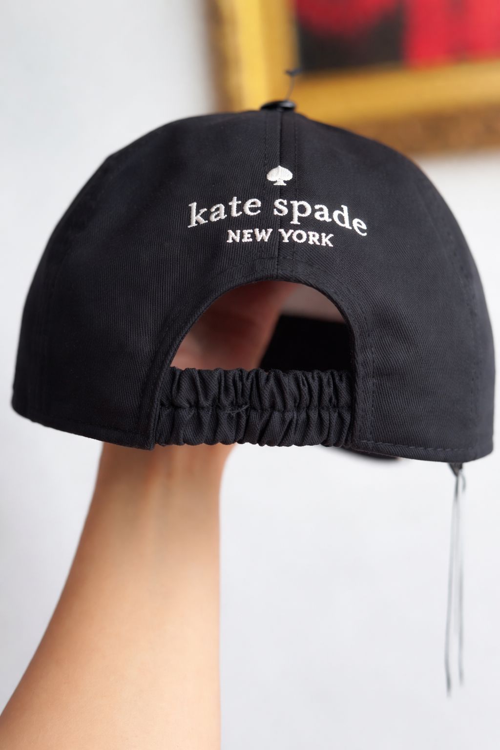 Boné Kate Spade New York Preto Ajustável Original - Image 3